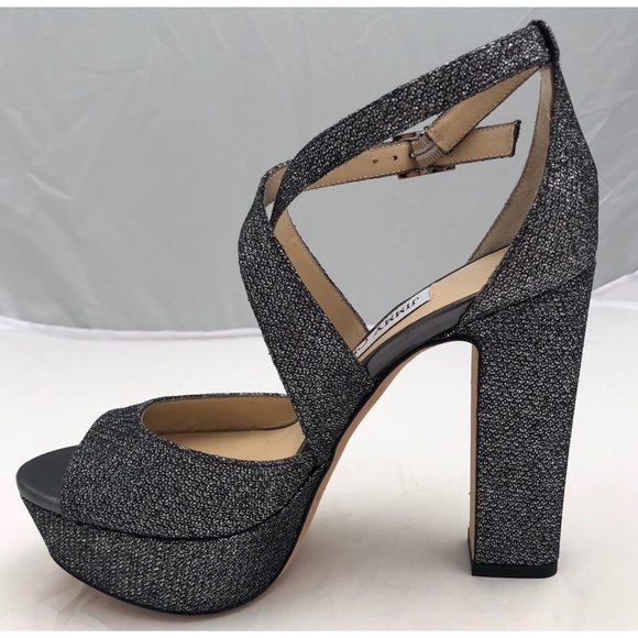 New Jimmy Choo April Sandals/Heels SZ 35.5 - Picture 4 of 8